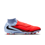 Nike Youth Phantom 6 High Pro Firm-Ground Soccer Cleats-Royal Tint/bright Crimson