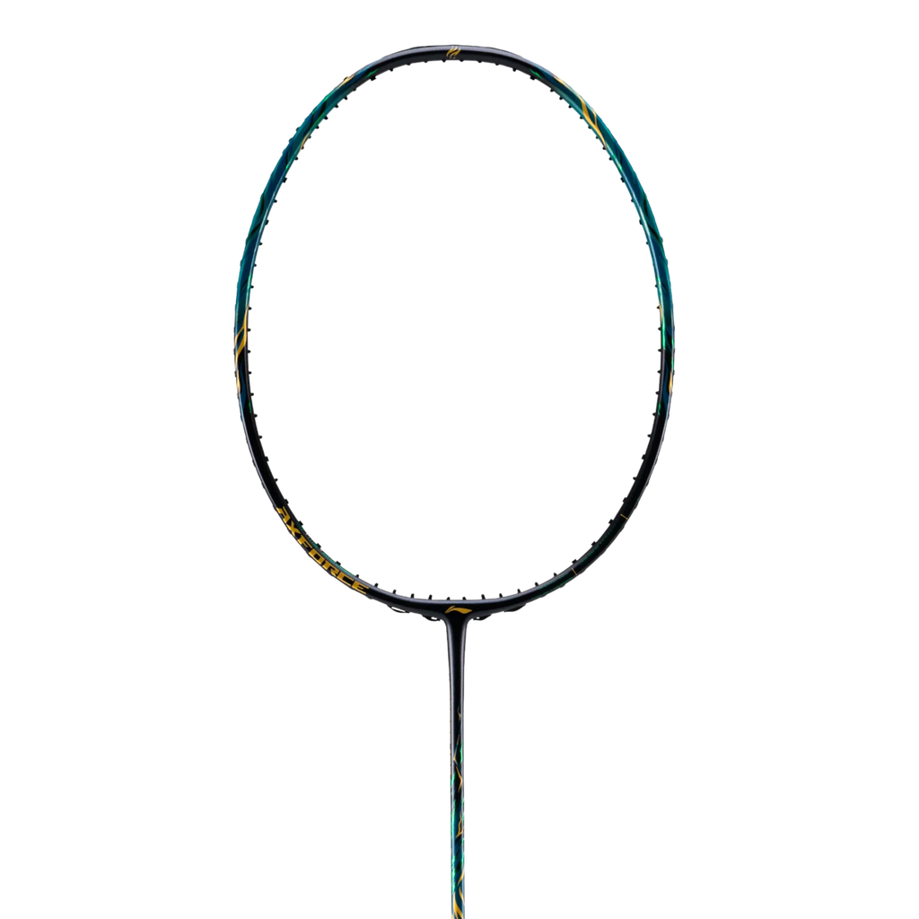 Li-Ning AxForce 100 Badminton Racket Gen II - Thunderstorm Green